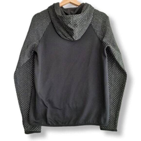 NIKE Sporty Pullover Hoodie Sweatshirt B&W Sz S - Picture 7 of 11